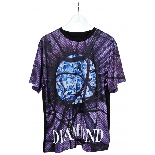 Diamond Supply Co. Herren T-Shirt, schwarz/violett - Gr. L