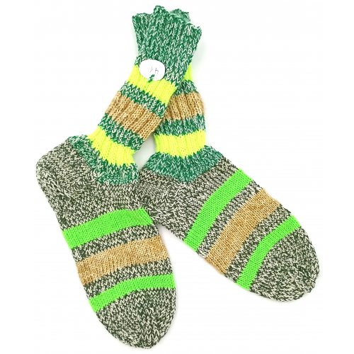 Handgestrickte Wollsocken Gr. 41