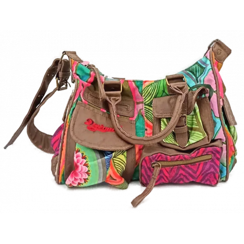 Desigual Damen Ishburi Handtasche / Umhängetasche gemustert 