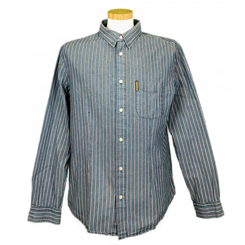 Armani Jeans Herren Hemd gestreift blau Gr. XXL