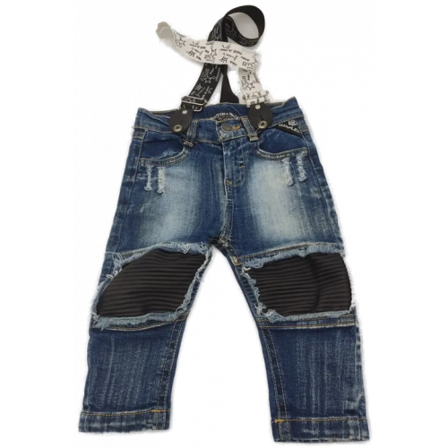Lilitop Kinder Jeans mit Hosenträger Gr. 80 cm, 9-12 Monate
