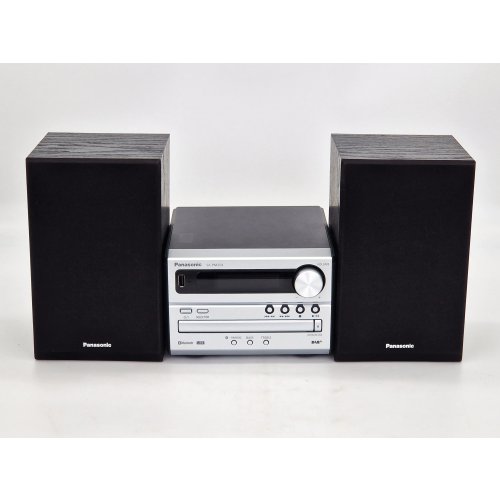 Panasonic SC-PM254 Micro HiFi System (DAB+, CD, Bluetooth, USB) - Schwarz/Silber