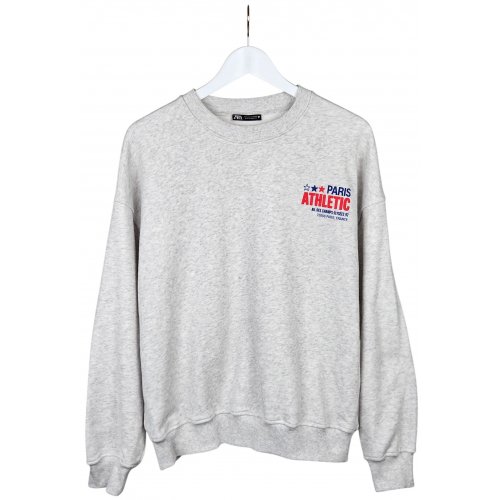 ZARA Herren Pulli, grau - Gr. L