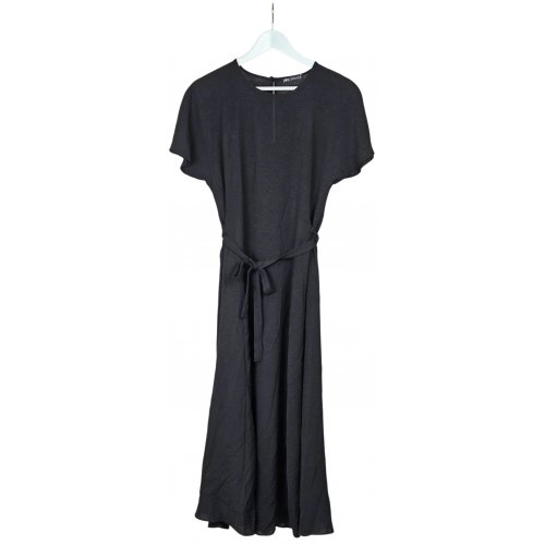 ZARA Damen Maxikleid, schwarz - Gr. L