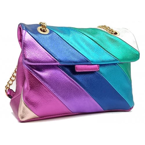 Metallic Regenbogentasche Damen 
