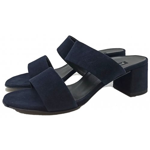 Paul Green Samtsleder Sandalen blau Gr. 39