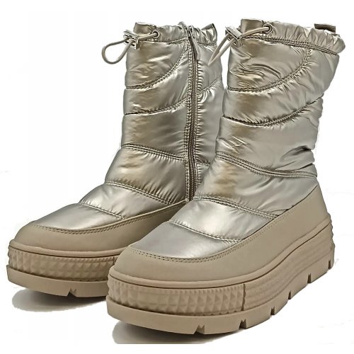 Tamaris Damen Schneestiefel Champagne Gr. 38