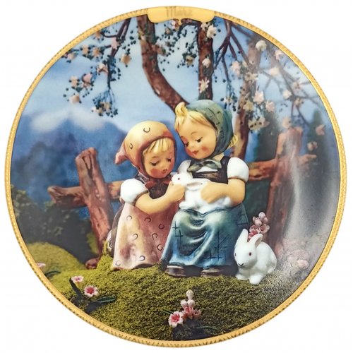Sammelteller „Kindheitsfreuden der Jahreszeiten“ von M.I. Hummel - März (Teller A 173)