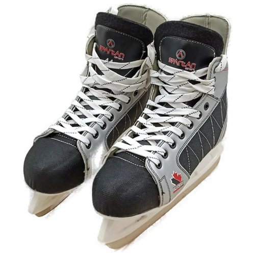 Spartan Herren-Eishockeyschuhe schwarz-weiß Gr. 44