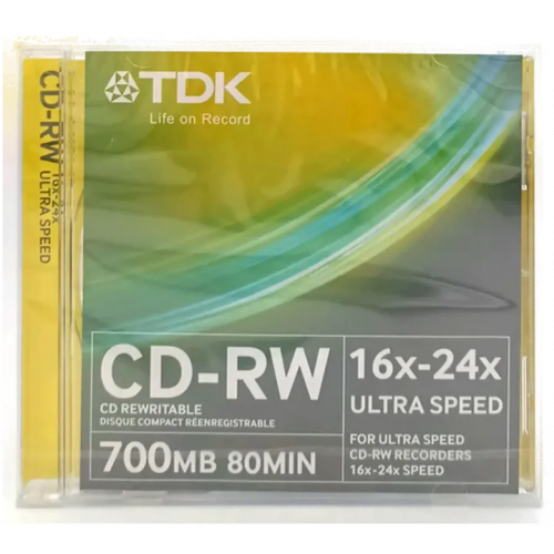 CD-RW 700MB 80min 16x-24x Ultra Speed (OVP)