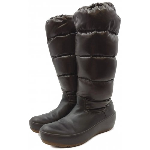 Moncler Damendaunenstiefel braun Gr. 39