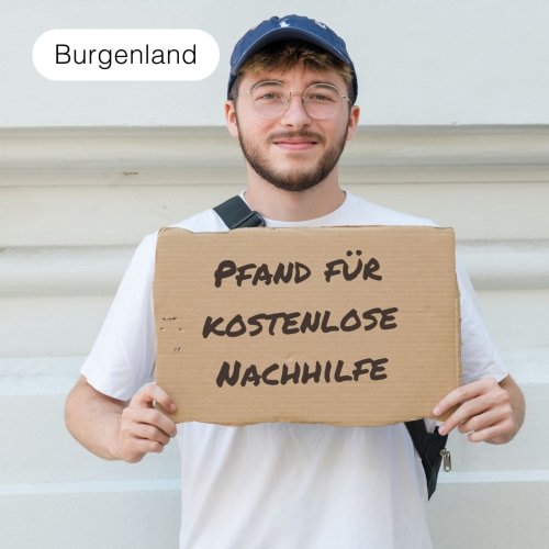 Spende dein Pfand für kostenlose Nachhilfe im Burgenland
