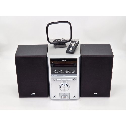 JVC UX-G303 Micro HiFi System (2x 35W, CD, Tuner) - Silber
