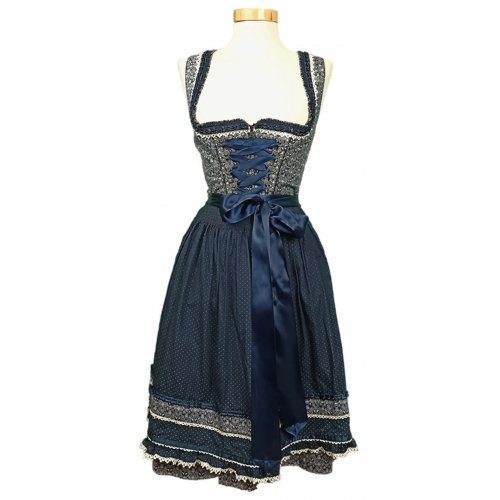 Stockerpoint Damendirndl blau/weiß Gr. 34