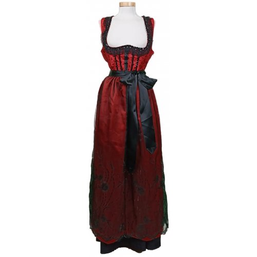 Country Line Damendirndl rot/schwarz Gr. 38