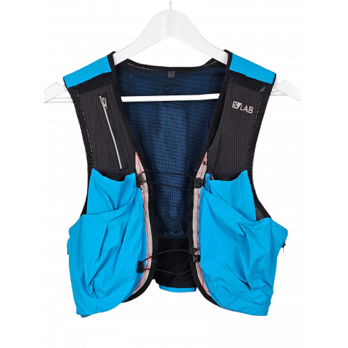 Salomon Running Gilet Damen "Active Skin 8", blau - Gr. L