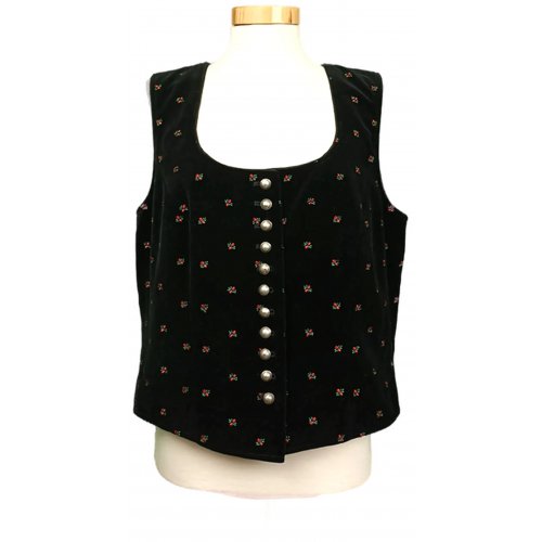 h.moser Damentracht Samtgilet "Pleamle" Gr. XL