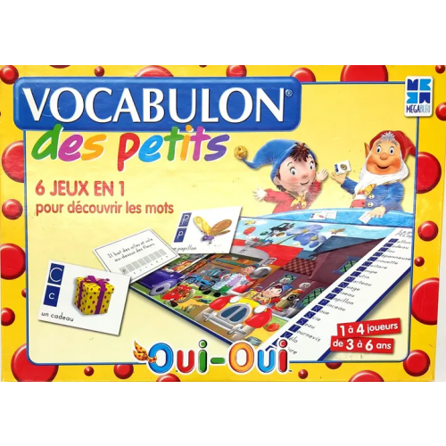 VOCABULON des petits - Qui-Qui - 6 Jeux en 1 pour découvrir les mots - MEGABLEU