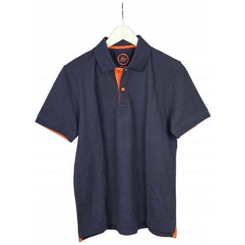 Johann CASUAL Herren Poloshirt, marine - Gr. M 