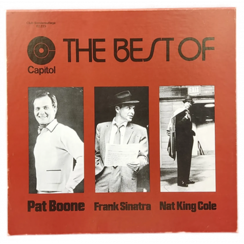 LP Vinyl "The Best Of: Pat Boone, Frank Sinatra & Nat King Cole – Club-Sonderauflage 62.223"