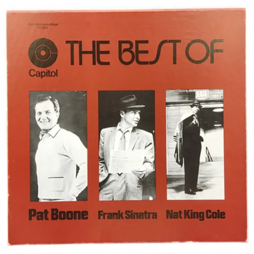 LP Vinyl "The Best Of: Pat Boone, Frank Sinatra & Nat King Cole – Club-Sonderauflage 62.223"
