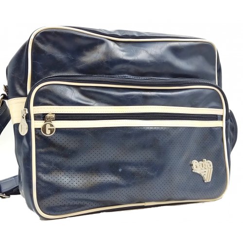 Gola Herren Retro Umhängetasche blau/weiß