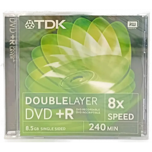 DVD +R Double Layer 8.5 GB Single Sided 240min 8x Speed (OVP)