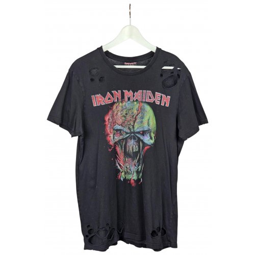 Iron Maiden Herren Band T-Shirt, schwarz - Gr. L 