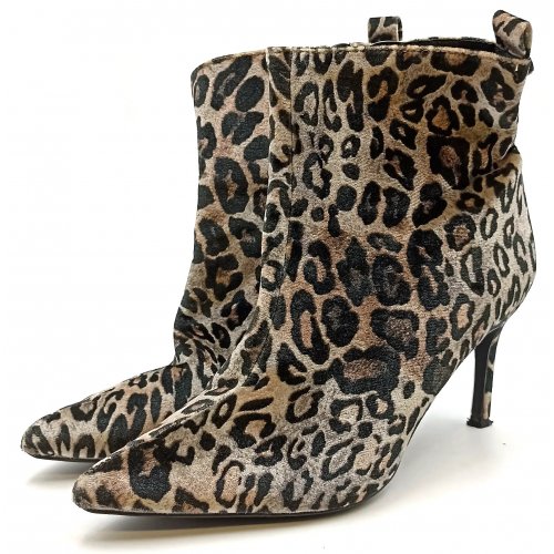 Kate Gray Damenstiefel Leoprint Gr. 40