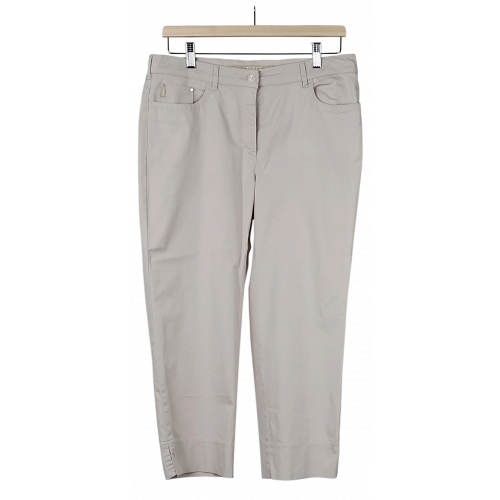 ZERRES Comfort-n Damen 3/4-Hose, beige -Gr. D 44