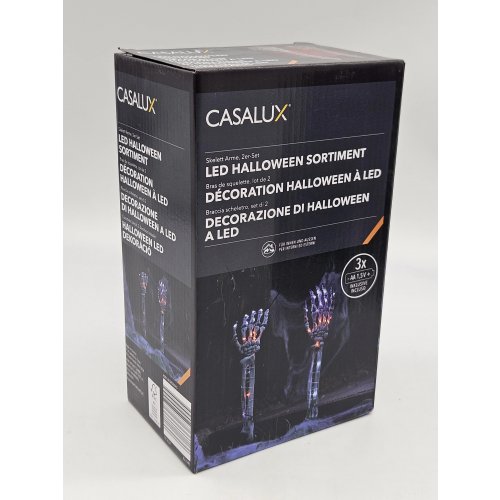 LED-Deko für Halloween " Skelettarme"