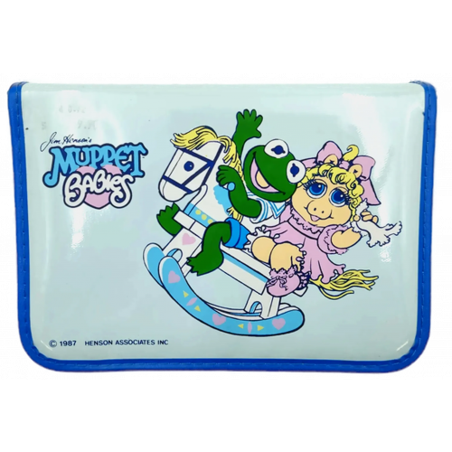 Jim Henson’s Muppet Babies Vintage Federmäppchen blau gemustert
