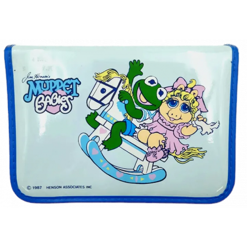 Jim Henson’s Muppet Babies Vintage Federmäppchen blau gemustert