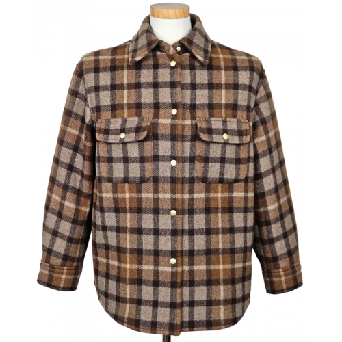 Marco O'Polo Herren Hemdjacke, braun - Gr. S