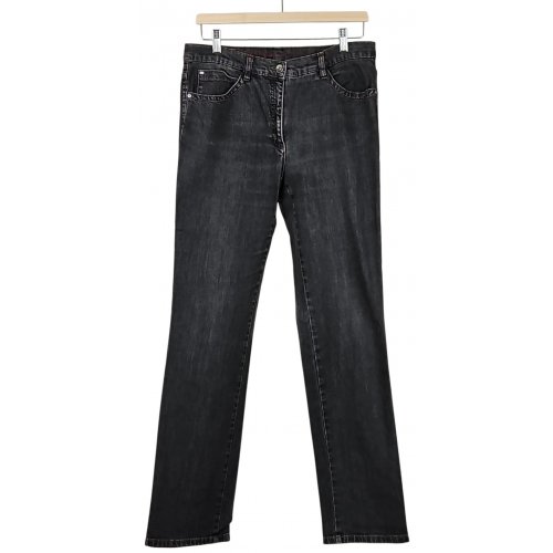 Brax Feelgood Damen Jeans, schwarz - Gr. D 40