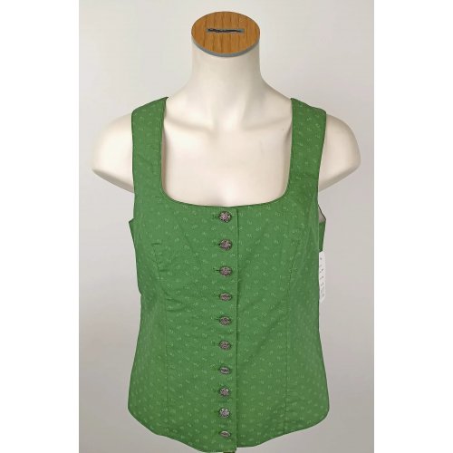 Kaiseralm Damen Trachtenweste gemustert grün Gr. M/L