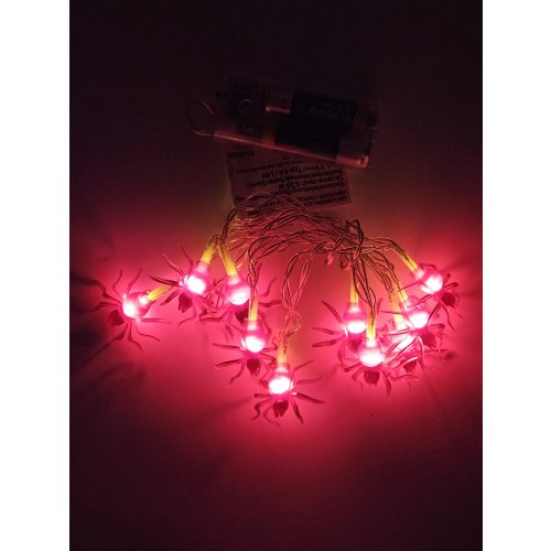 LED-Lichterkette für Halloween #1 " Spinne"