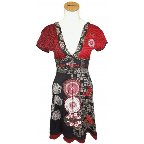 Desigual Damenkleid gemustert Gr. M