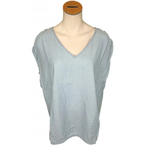 s.Oliver Damenbluse blau/weiß gestreift Gr. XL