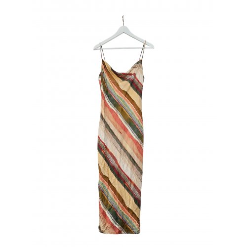 ZARA Damen Midi-Kleid, mehrfarbig - Gr. L / 40
