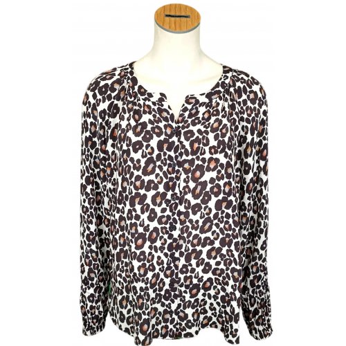 Marc Cain Damenbluse Leoprint Gr. L