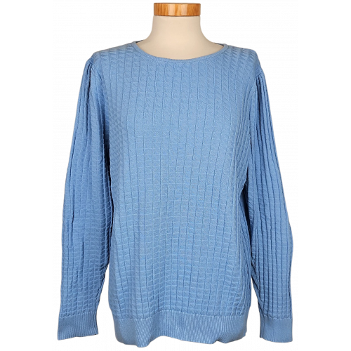 FREE/QUENT Damen Pullover, blau - Gr. L