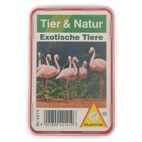 Exotische Tiere - Kartenspiel 