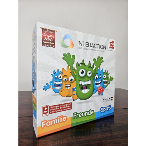 Interaction. Das Partyspiel für Familie und Freunde Gesellschaftsspiel - Rudy Games
