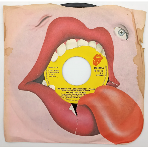 Single Vinyl The Rolling Stones "It's Only Rock 'n Roll (Vocal) / Through The Lonely Nights" (Vocal)"
