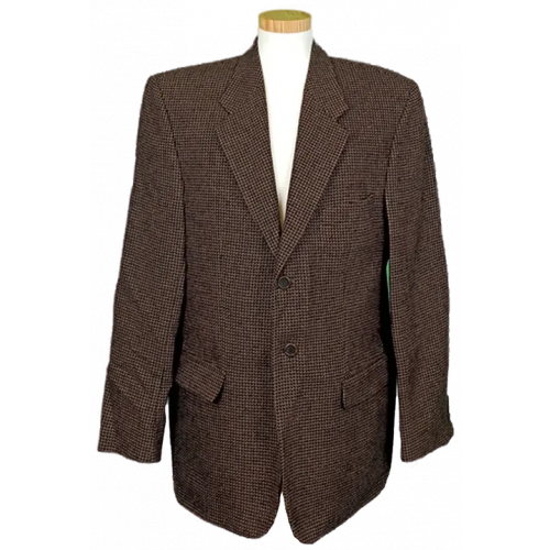 Yves Saint Laurent Herren Sakko braun/schwarz Gr. 52