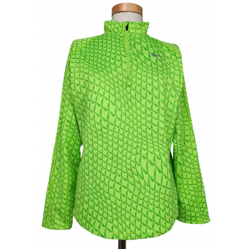 Nike Running Dri-Fit Damen Shirt, grün - Gr. XL 