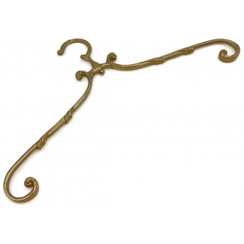 Massiv-Messing Kleiderbügel – Jugendstil-Design