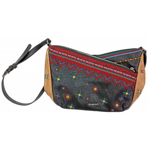 Desigual Lululove Harry Mini Damen Handtasche / Umhängetasche Blumenmuster