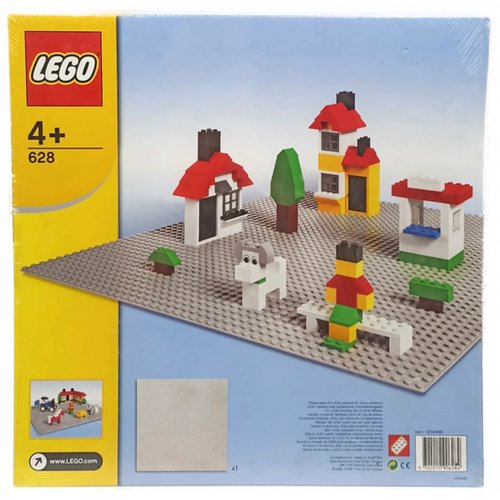 LEGO Classic 628 Große Bauplatte Grau 48x48 Noppen (OVP)